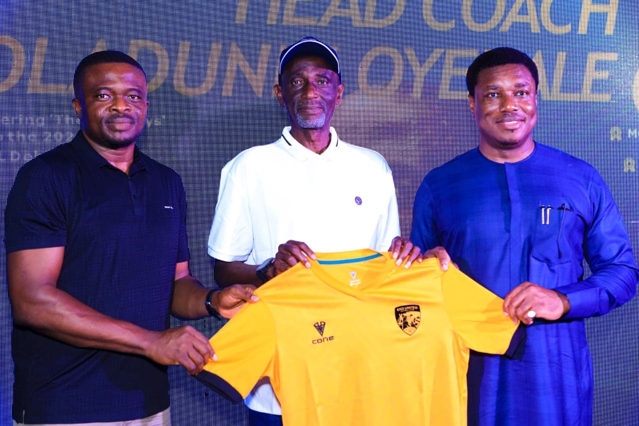 Eko United Officially Presents Head Coach Oladunni Oyekale to Club Co-founders